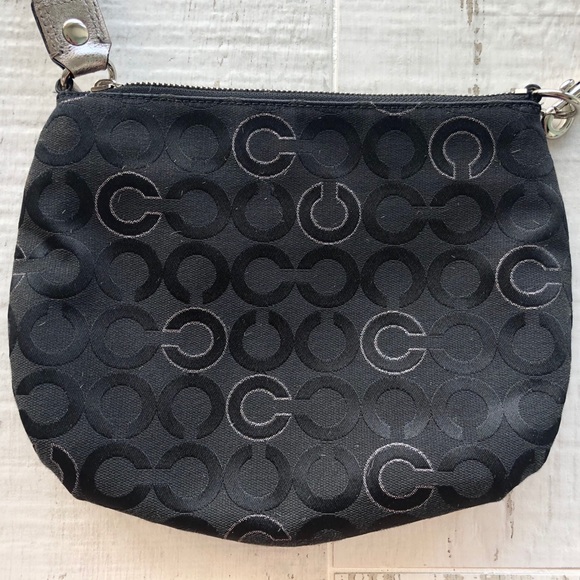 Coach Poppy Crossbody Black Purse - Picture 4 of 8